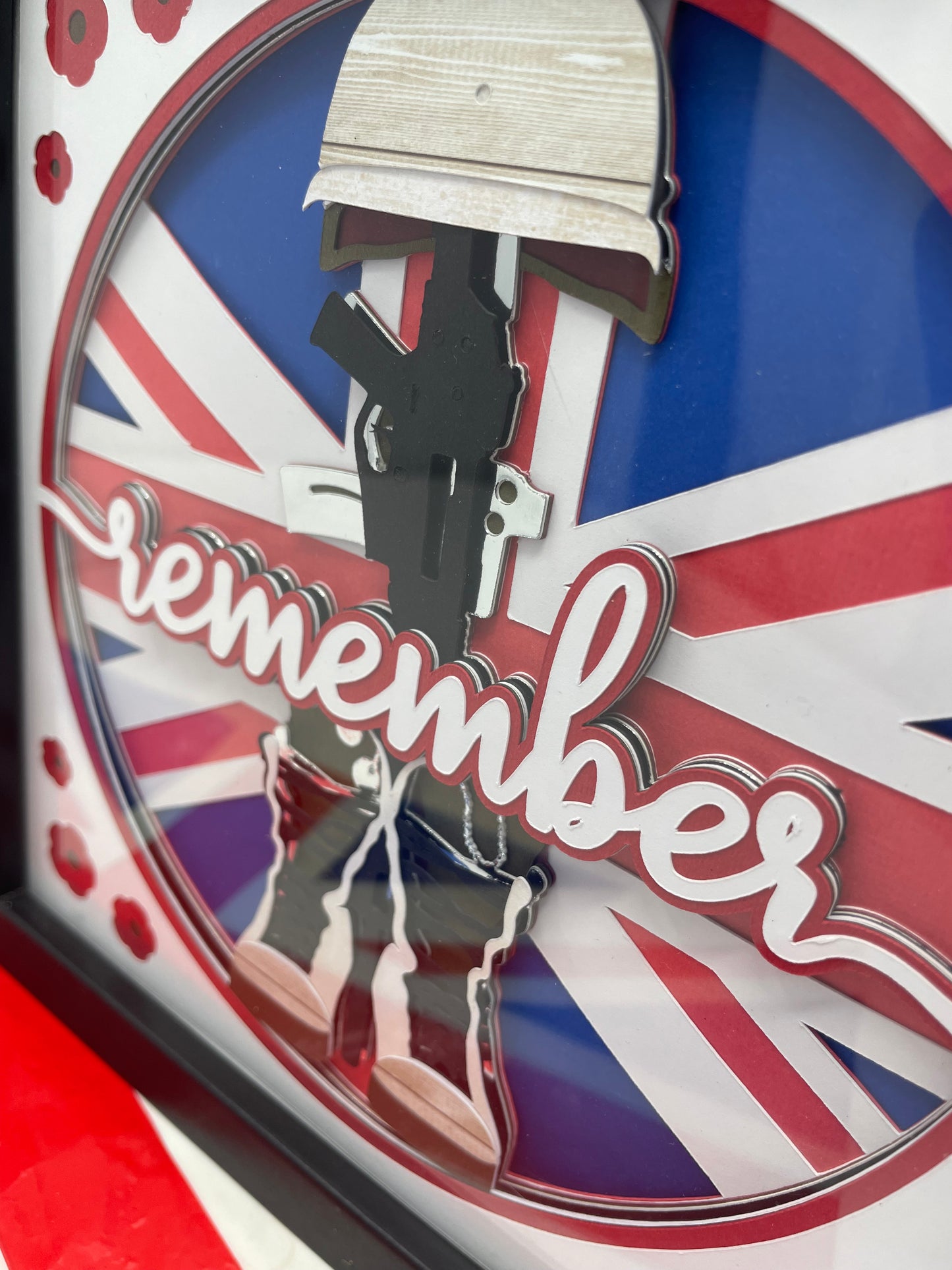 Remembrance 3D shadow box