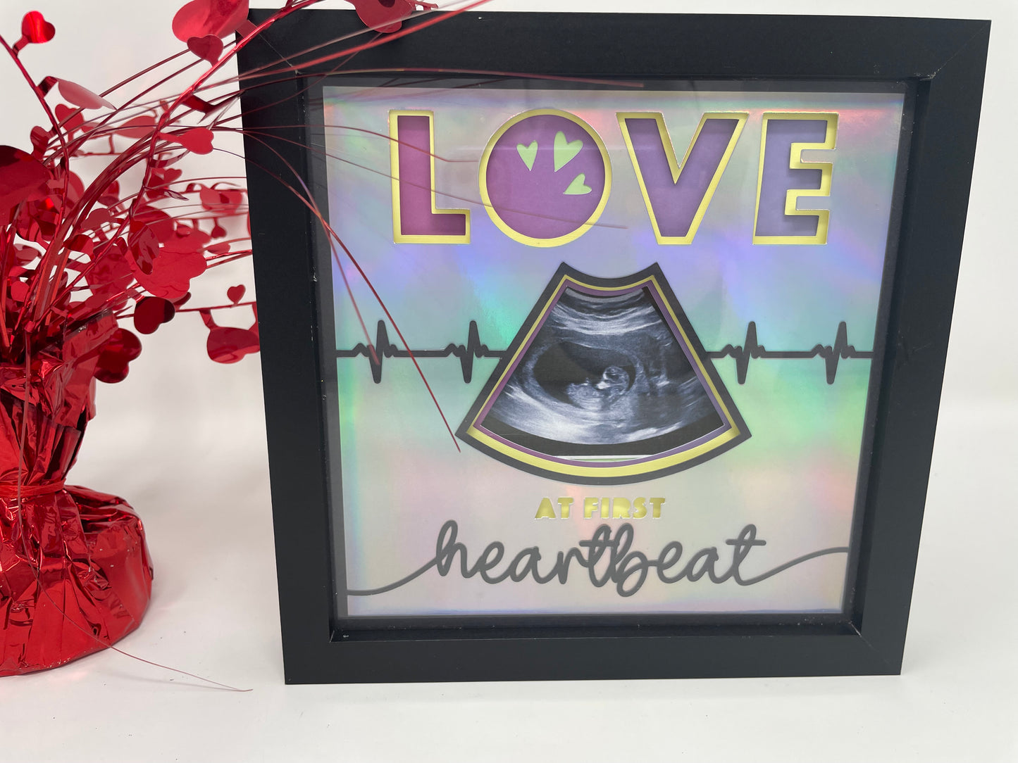 Sonogram 3B picture frame shadow box