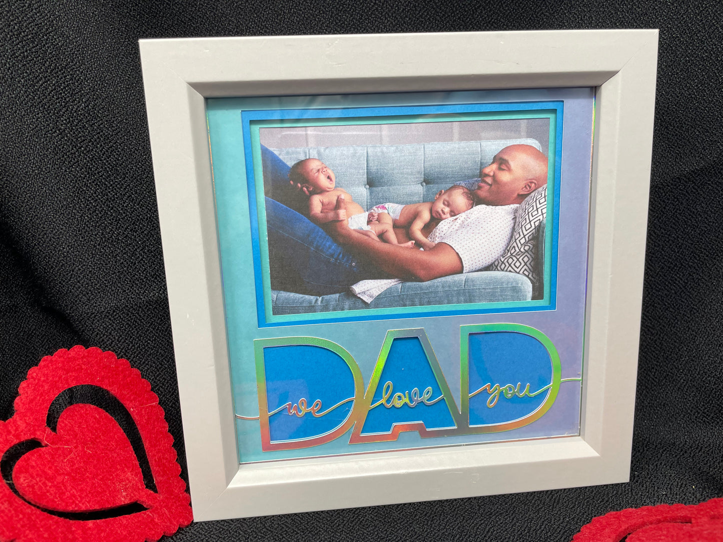 Dad -picture frame shadow box