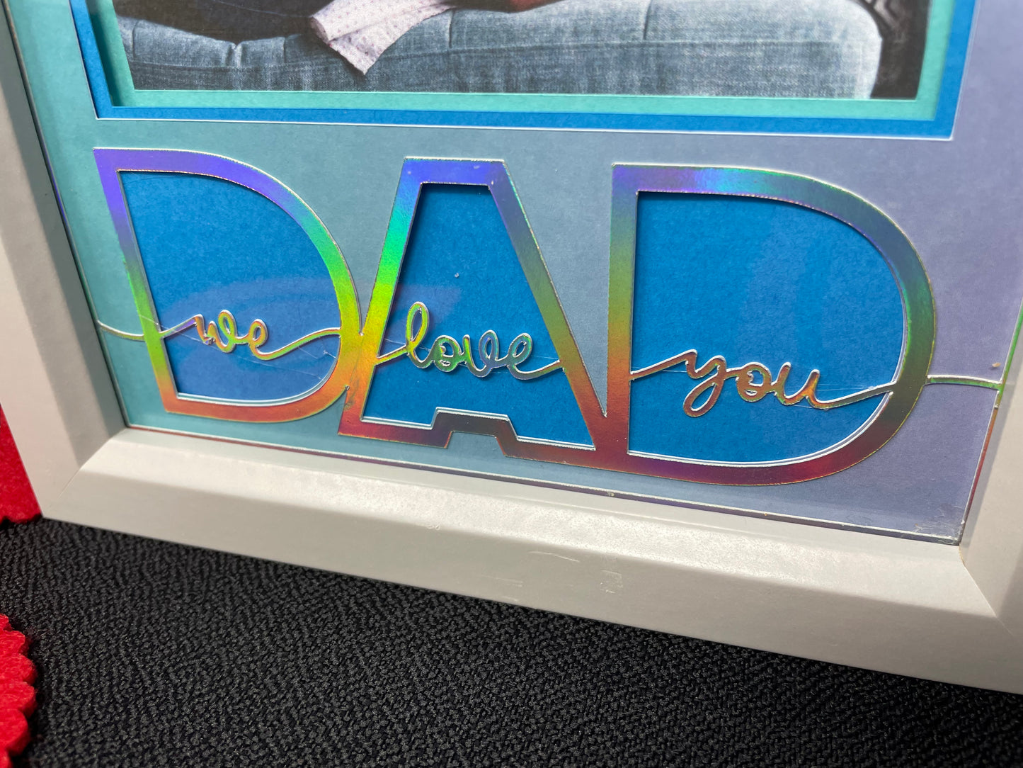Dad -picture frame shadow box