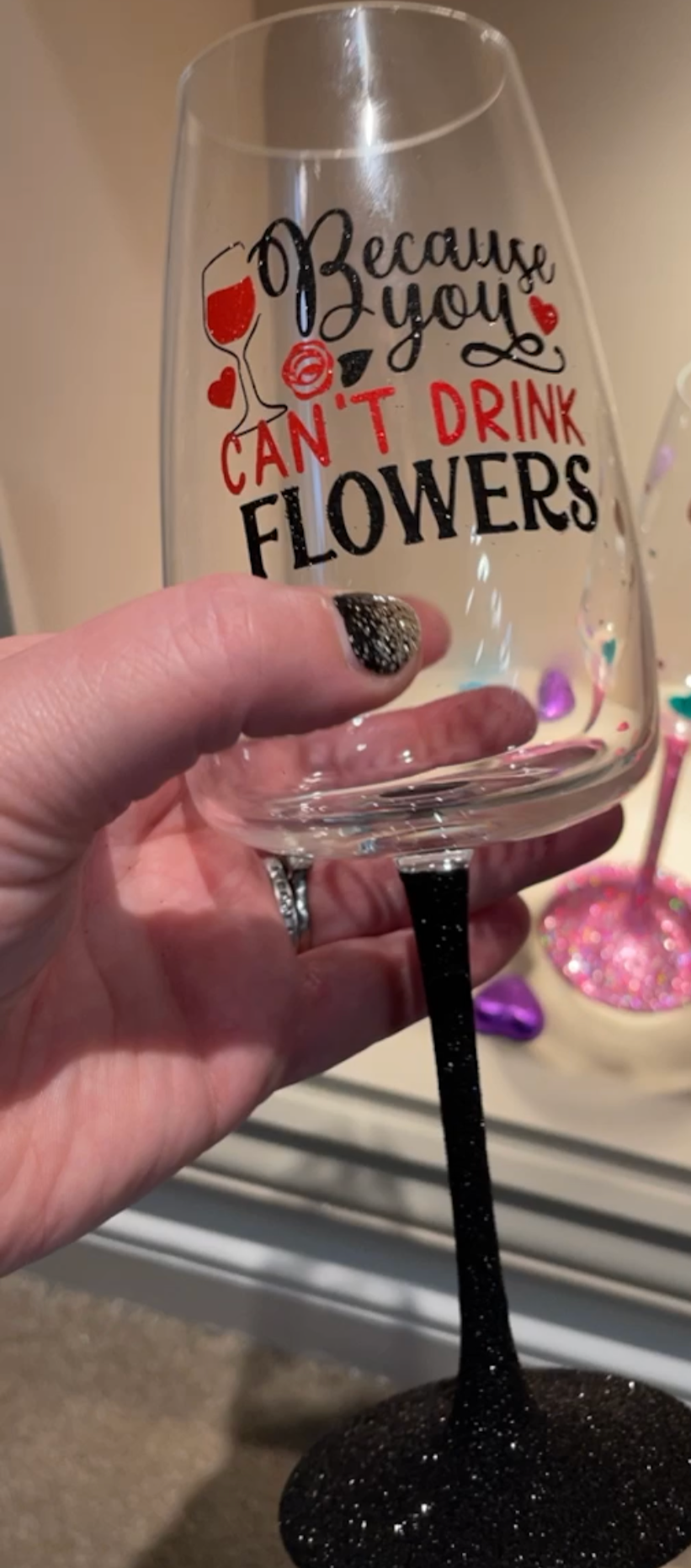 Because you can't drink Flowers