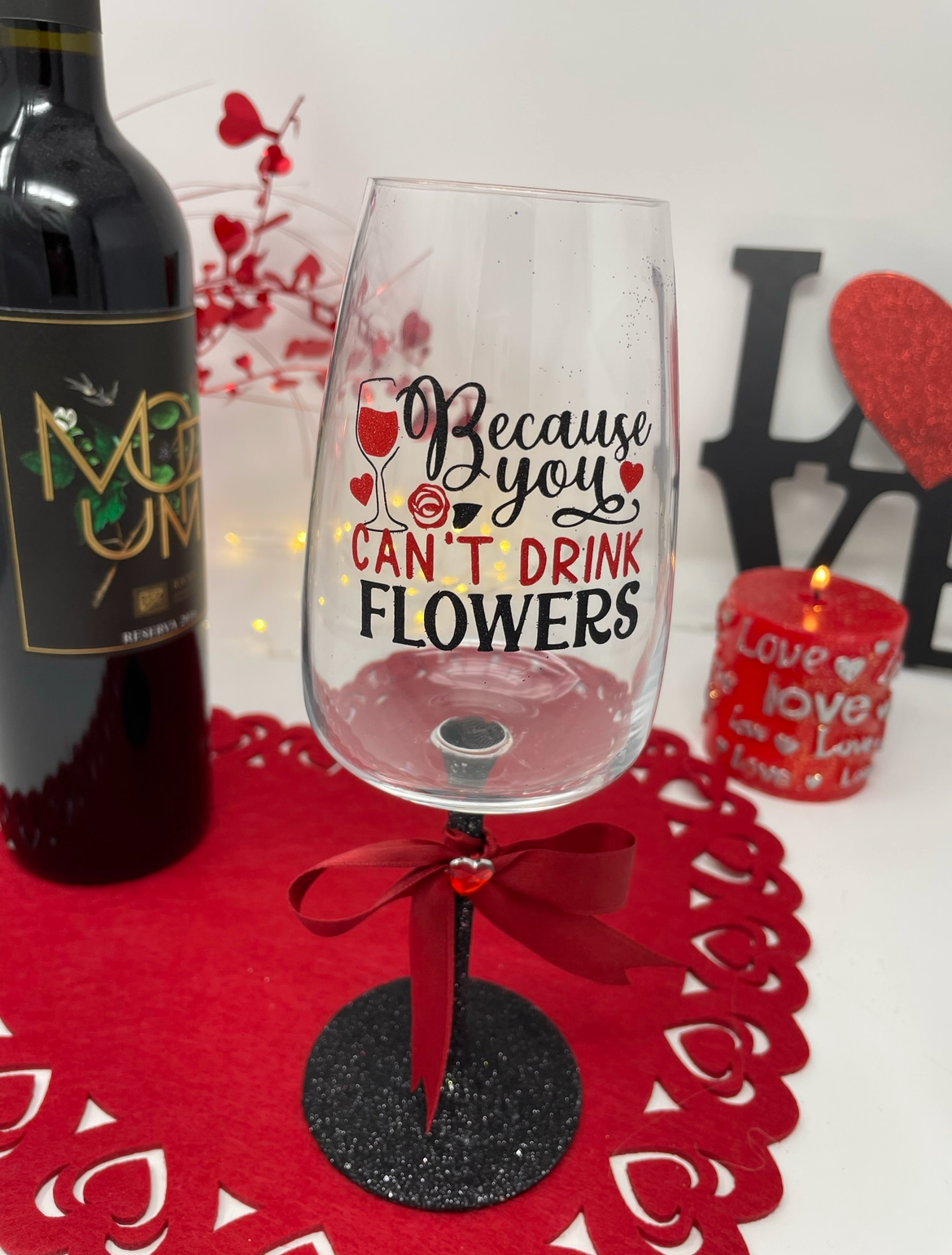 Because you can't drink Flowers