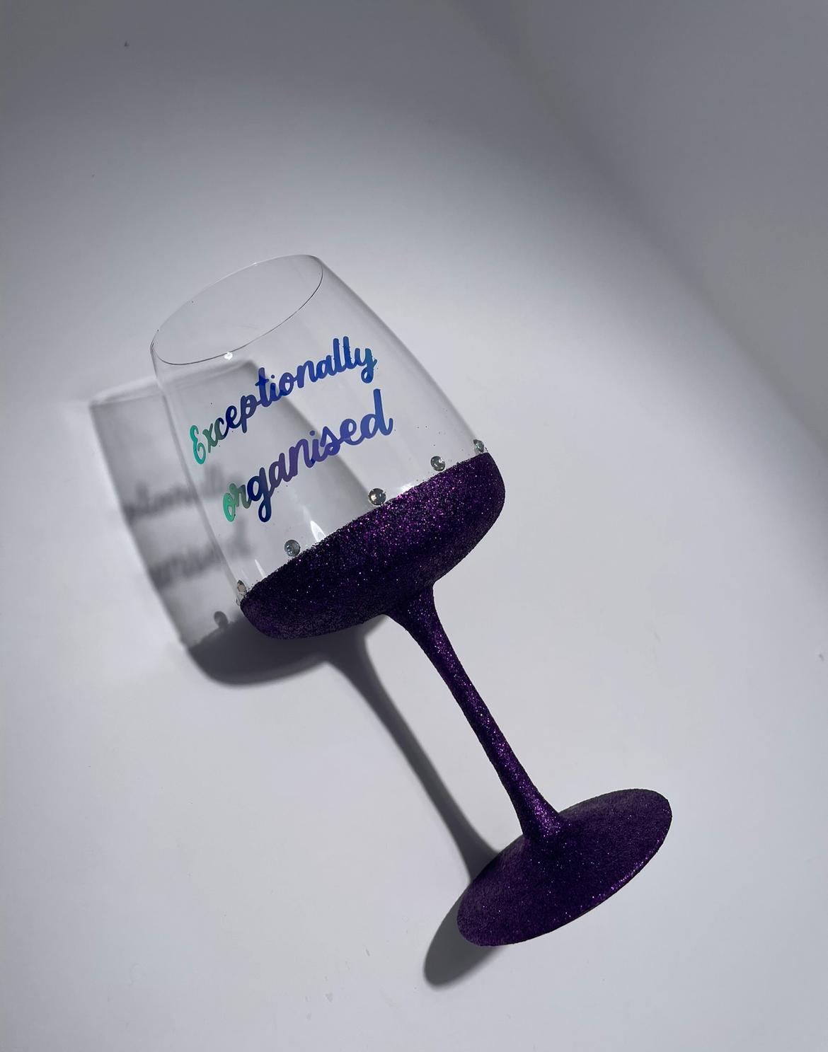 Personalised wine glass