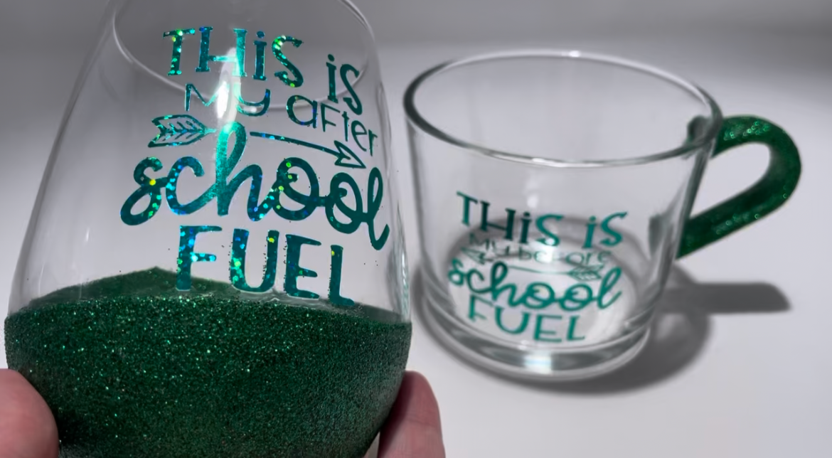 Pair of mug and wine tumbler.