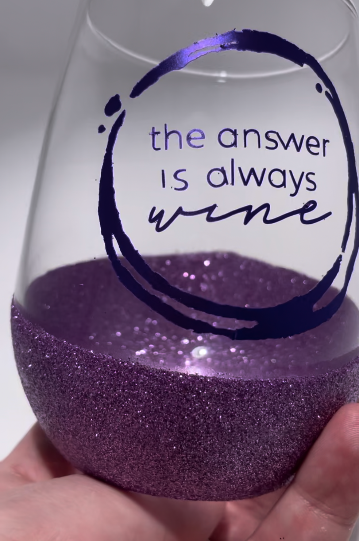 Stemless tumbler