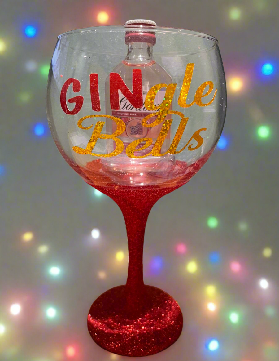 Gin(gle) bells glass (Gin not included)