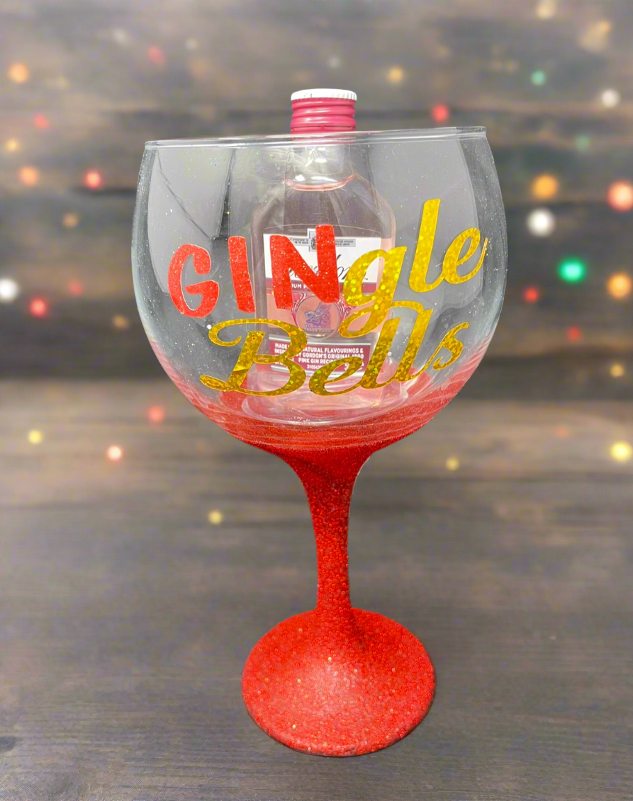 Gin(gle) bells glass (Gin not included)